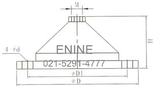 XBC TYPE DIESED ENGINE FIRE PUMP BASE MOUNTING DIMENSIONS Drawing