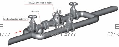Typical Installation of Rate-of-Flow Control Valves