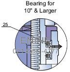 Dimensions and Weights: Bearing for 10" & Larger