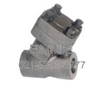 Y-Pattern Piston Check Valves, Forged Steel, Threaded, Socket Weld
