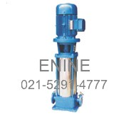 Vertical multi-stage single suction in-line pumps