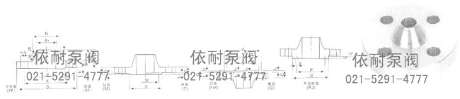 HG20595-97 pn10.0MPa(100bar)带颈平焊钢制管法兰 