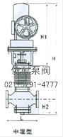 ZSPQ型活塞式快速切断气动调节阀  外形尺寸图2