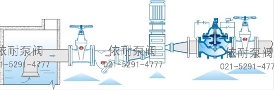 700X 水泵控制阀 典型安装示意图