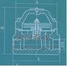 CS1/4/67H可调双金属片式蒸汽疏水阀 外形尺寸图
