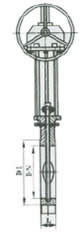 Z573X-6/10/16伞齿轮浆液阀 外形尺寸图1